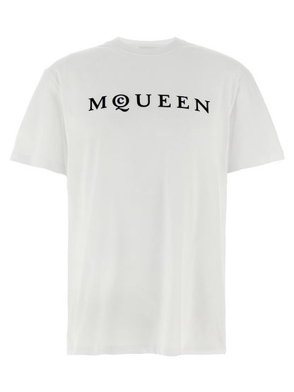 Alexander McQueen Flocked Mcqueen T-shirt