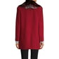 Fendi Fur Collar Wool Coat