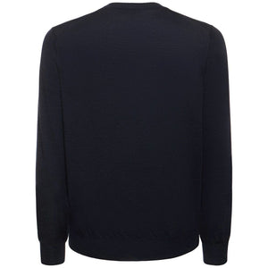 Brunello Cucinelli Blue Cashmere Men Sweater