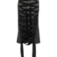 Balenciaga Lace Up Denim Skirt