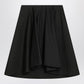 Alexander McQueen Flared black skirt in silk blend
