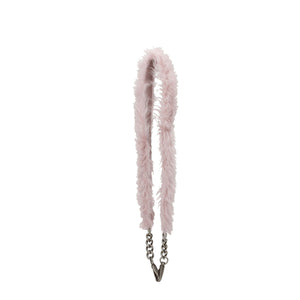 Miu Miu Pink Fur Shoulder Bags