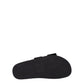 Valentino Garavani Black Leather Slippers Sandals
