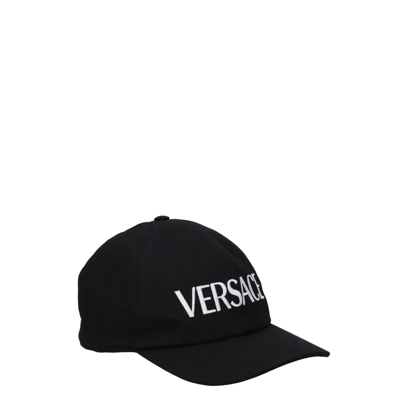 Versace Black Cotton Caps (Baseball Hat)
