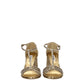 Miu Miu Gold Plastic Platforms
