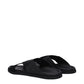 Givenchy Black Fabric Slippers Sandals