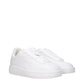 Burberry White Leather Low Tops