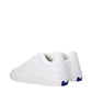 Burberry White Leather Low Tops