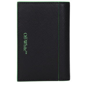 Off-White Black Leather Cardholders