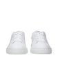 Versace Greca Pony Effect Leather Low Tops Sneakers White