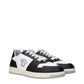 Versace Medusa Leather Low Tops Black and White