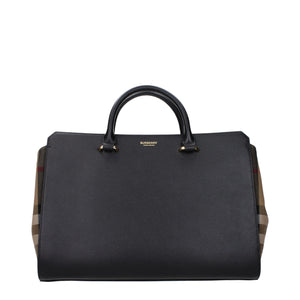 Burberry Black Leather Handbags