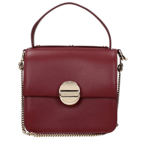 Chloé Penelope Box Mini Top Handle Leather Bag Red