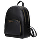 Michael Kors Black Leather Backpacks