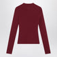 Balenciaga Ribbed burgundy Nano BB sweater