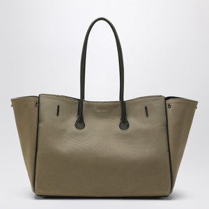 Balenciaga Carry All Bel Air Media bag in khaki canvas