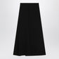 Balenciaga Draped black skirt in crêpe
