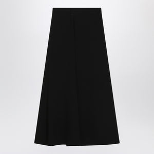 Balenciaga Draped black skirt in crêpe