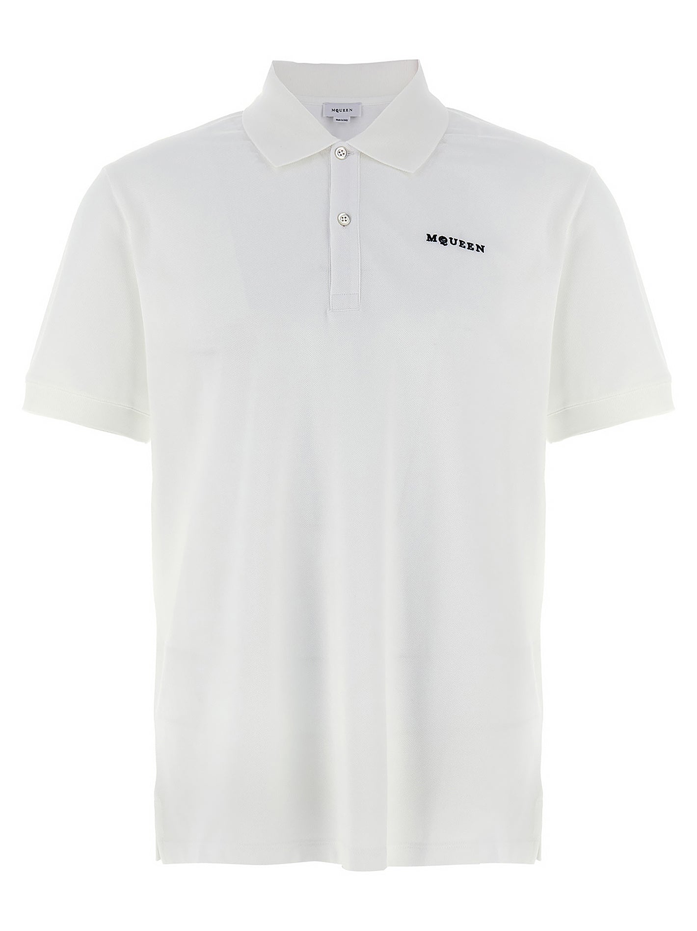 Alexander McQueen Logo Embroidery Polo Shirt