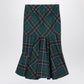 Alexander McQueen Flared skirt in wool tartan