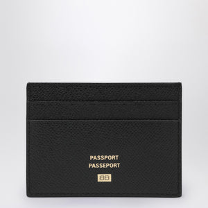 Balenciaga Balenciaga Black leather passport holder