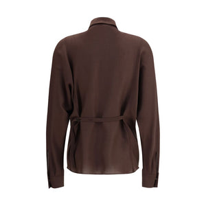 Brunello Cucinelli Embellished collar Shirt