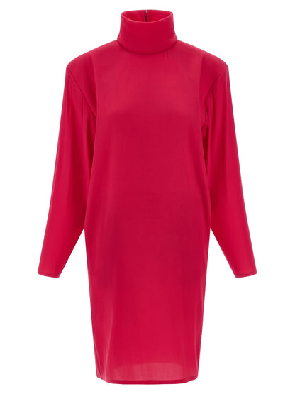 Saint Laurent Structured Shoulder Dress