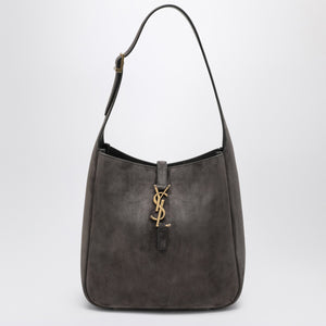 Saint Laurent Saint Laurent Small Le 5 À 7 grey suede bag