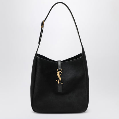Saint Laurent Saint Laurent Black Le 5 À 7 shoulder bag in pony-effect leather