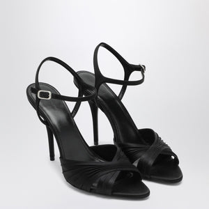 Balenciaga Balenciaga Black Dynastie satin sandals