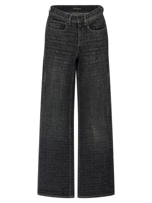 Balenciaga Wide Leg Jeans