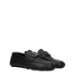 Valentino Garavani Black Leather Slip-On Loafers