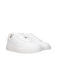 Burberry White Leather Low Tops