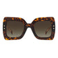 Carolina Herrera Brown Acetate Sunglasses