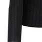 Saint Laurent Pointelle Wool Polo Shirt