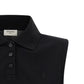 Saint Laurent Cassandre Embroidered Polo Shirt