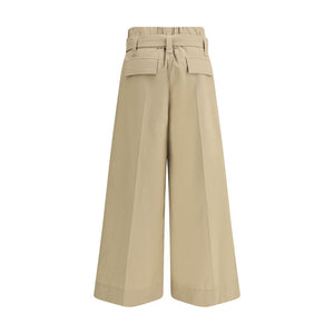 Brunello Cucinelli Pleated crop Pants