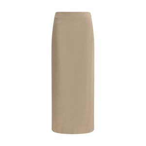 Brunello Cucinelli Satin midi Skirt