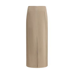 Brunello Cucinelli Satin midi Skirt