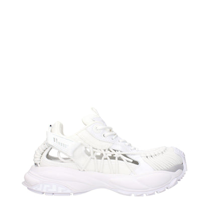 Versace Mercury M_Vs_01 Leather Athletic Sneakers White