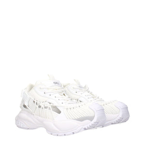 Versace Mercury M_Vs_01 Leather Athletic Sneakers White