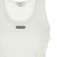 Alexander McQueen Silk Ruffle Tank Top