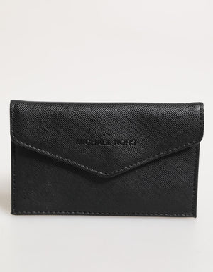 Michael Kors Black Saffiano Leather Envelope Holder Men's Accessory Wallet