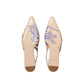 Burberry Check Birdie Slingback Ballerina Flats