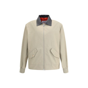 Givenchy Cotton Harrington Jacket with leather details