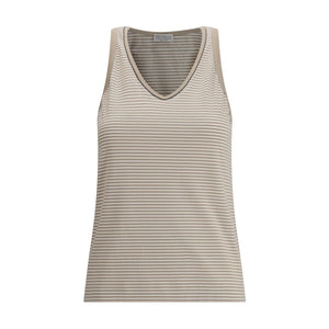 Brunello Cucinelli Striped Tank Top