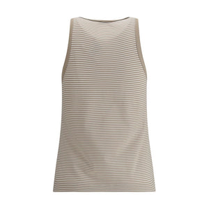 Brunello Cucinelli Striped Tank Top