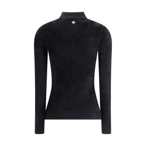 Versace Chenille Top with half nec