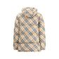 Burberry Hooded Check Down Jacket