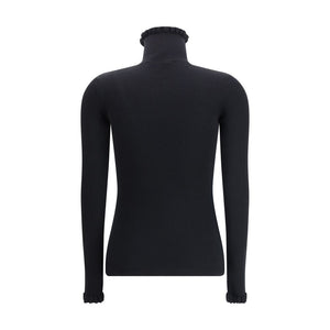 Valentino Wool Sweater with ruffled collar